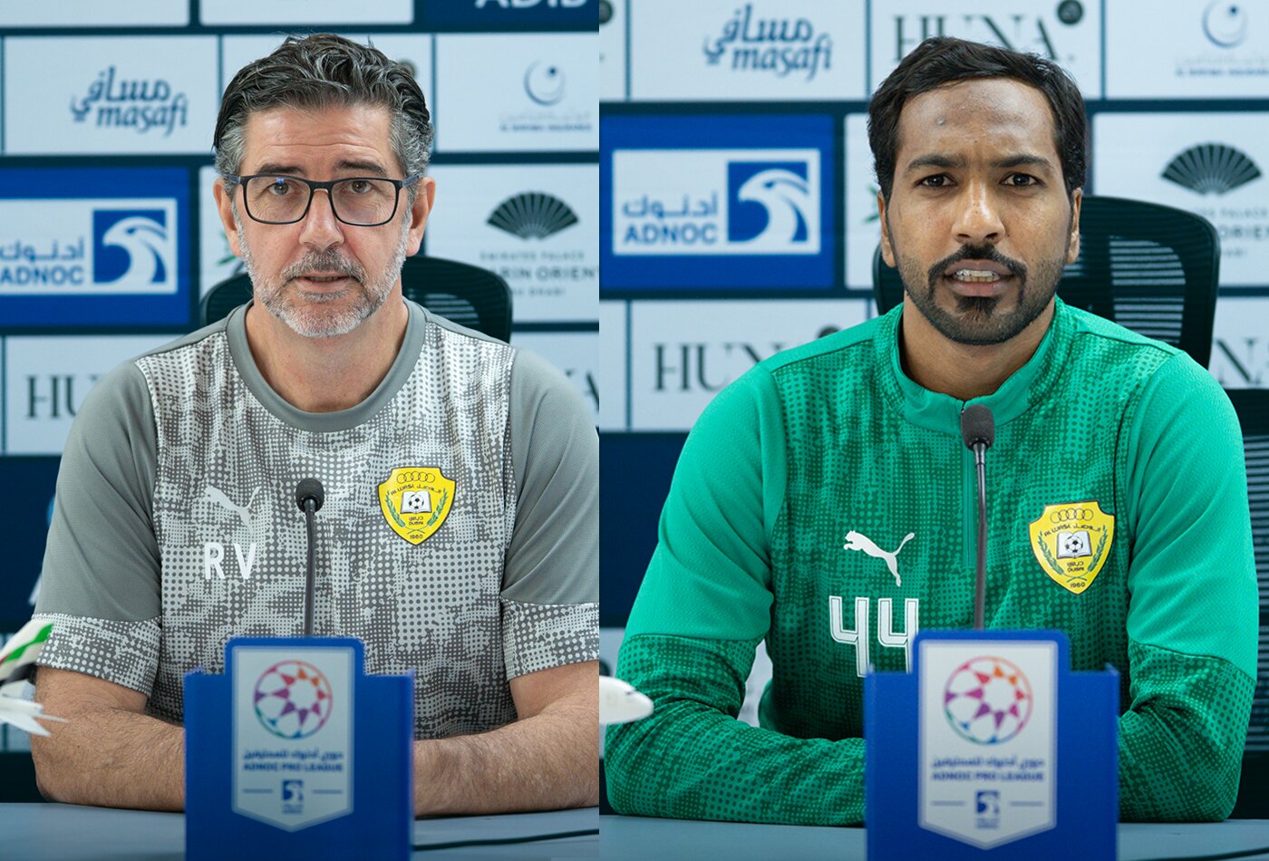 The Pre-Match Press Conference for Al Wasl vs. Sharjah